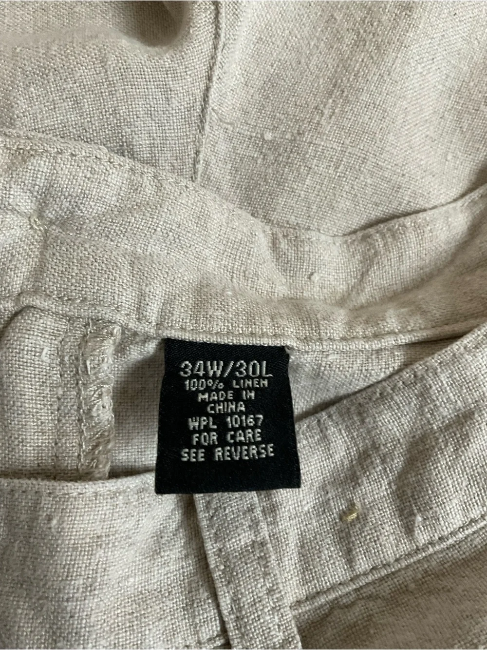 Joseph & Lyman 100% Linen Pants